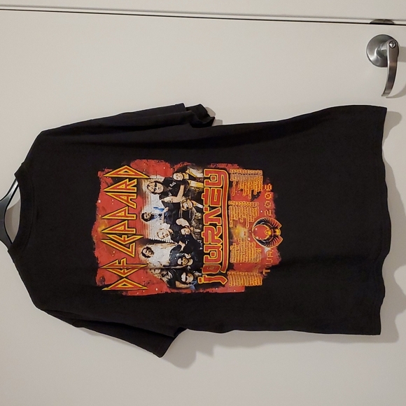 Def Leppard Journey Tesla Tour 2006 band concert graphic tee 1X Band Merchandise - Picture 4 of 7
